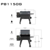 Kép 8/10 - Pit Boss Navigator 1150 pellet grillsütő