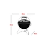 Kép 5/5 - Weber Smokey Joe Premium faszenes gömbgrill, 37 cm, füstszürke