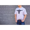 Kép 2/3 - Pit Boss Bull T-Shirt, Grey Heather - Men's XXL