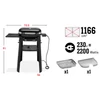 Kép 3/12 - Weber Lumin Compact elektromos grillsütő, állvánnyal, fekete