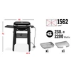 Kép 2/22 - Weber Lumin elektromos grill állvánnyal, fekete