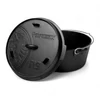 Kép 2/2 - Petromax Dutch Oven, öntöttvas edény,  8 liter, lapos fenékkel