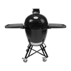 Kép 1/2 - Primo Kamado Round  - All in One  2021 (kerámia grillsütő + hőelzáró lap és tartórács + állvány + oldalpolcok + rácskimelő + hamuzó)