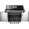 Kép 10/14 - Napoleon Rogue PRO-S 425 RSIB gázgrill, infra hátsó- és oldalégő, motoros forgatónyárs