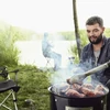Kép 9/11 - Weber Smokey Mountain töltényszmóker, Ø 47 cm, fekete