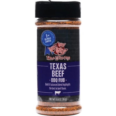 Three Little Pigs Texas Beef Rub, 187 g