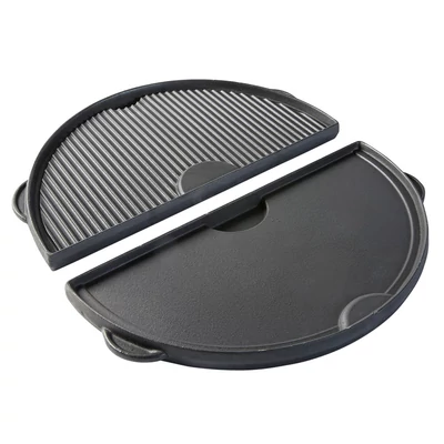 Big Green Egg félhold öntöttvas plancha -> 2XL