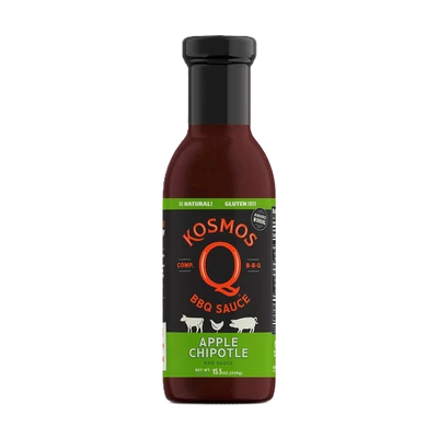Kosmos Q Sweet Apple Chipotle BBQ Sauce, 439 g