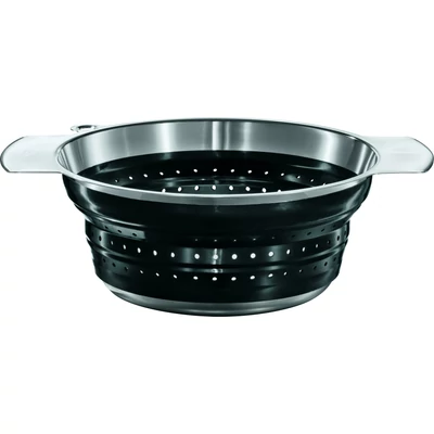 Rösle összecsukható szűrő, fekete, 24 cm