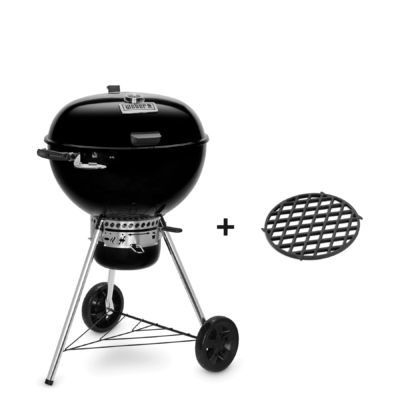 Weber Master-Touch GBS Premium E-5775 gömbgrill, 57 cm, GBS sütőráccsal együtt, fekete