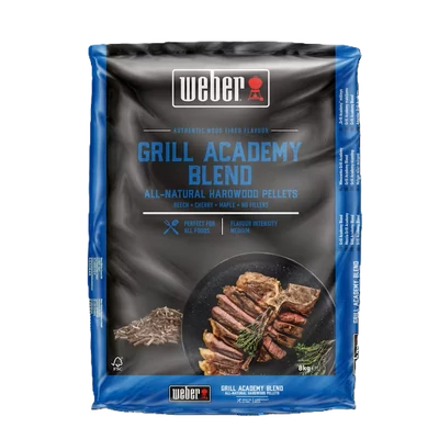 Weber természetes keményfa pellet, Grill Academy keverék, 8 kg