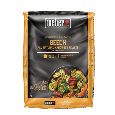 Weber természetes keményfa pellet, bükk, 8 kg
