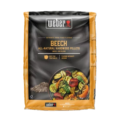 Weber természetes keményfa pellet, bükk, 8 kg