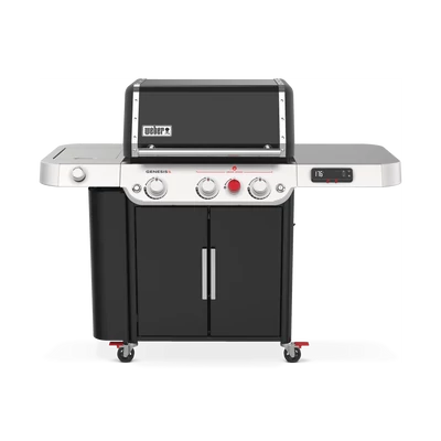 Weber Genesis EPX-335 gázgrill, oldalégő, "Sear" pirító zóna, okoshőmérő