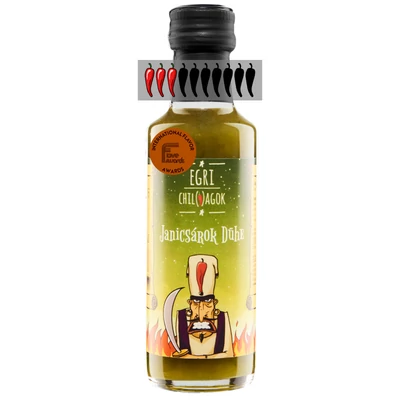Egri Chiliagok Janicsárok Dühe, tequila-lime chili szósz, bronzérmes, 100 ml