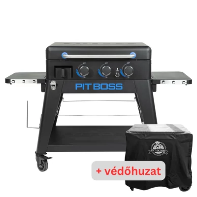 Pit Boss Ultimate Plancha 3 égős gázgrill + védőhuzat
