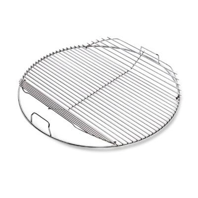 Weber rozsdamentes acél grillrács, 47 cm-es faszenes grillekhez, felhajtható oldalakkal