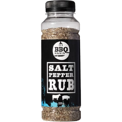 BBQ Mania - Salt Pepper Rub, 225 g