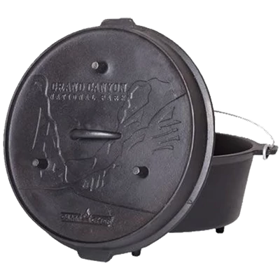 Camp Chef Deluxe Dutch Oven, öntöttvas edény, 11,35 liter Ø 35 cm (14'')