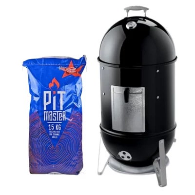 Weber Smokey Mountain töltényszmóker, Ø 47 cm, fekete, csomagakció