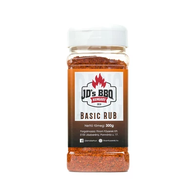 JD's BBQ Basic rub szóródobozban, 300 g