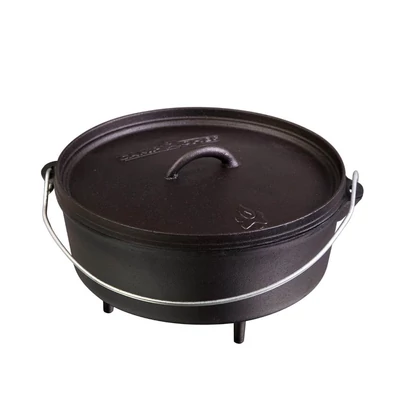 Camp Chef Classic Dutch Oven, öntöttvas edény, 7,57 liter, Ø 36 cm (14'')