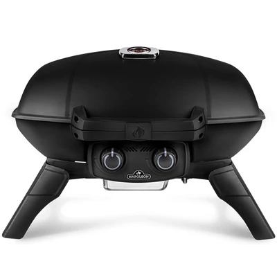Napoleon TravelQ™ TQ285 hordozható gázgrill, lábakkal, fekete