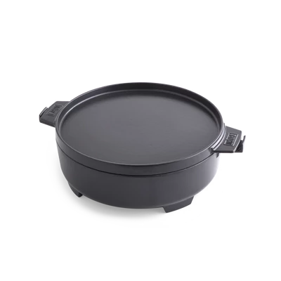 Weber Dutch Oven öntöttvas edény, 2 in 1, serpenyőként is használható a teteje