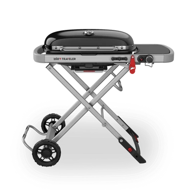 Weber Traveler hordozható gázgrill, fekete