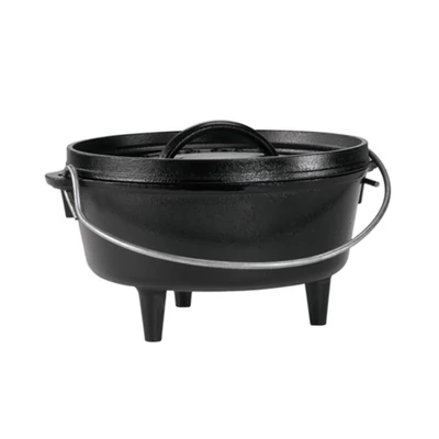 Lodge Camp Dutch Oven, öntöttvas edény, 7,57 liter, Ø 30 cm (12")