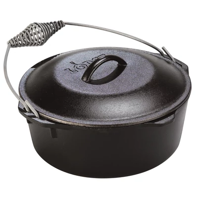 Lodge Dutch Oven, öntöttvas edény, 4,7 liter, Ø 20 cm (8")