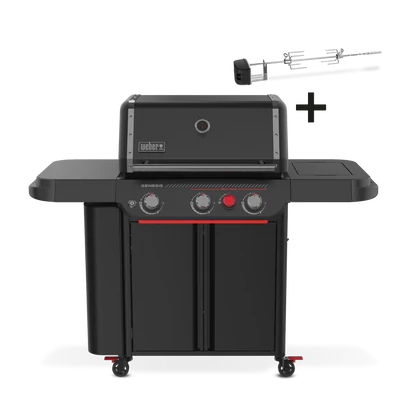 Weber Genesis E-330WR gázgrill + forgatónyárs