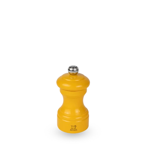 Peugeot Bistro borsőrlő, fa, sáfránysárga, 10 cm