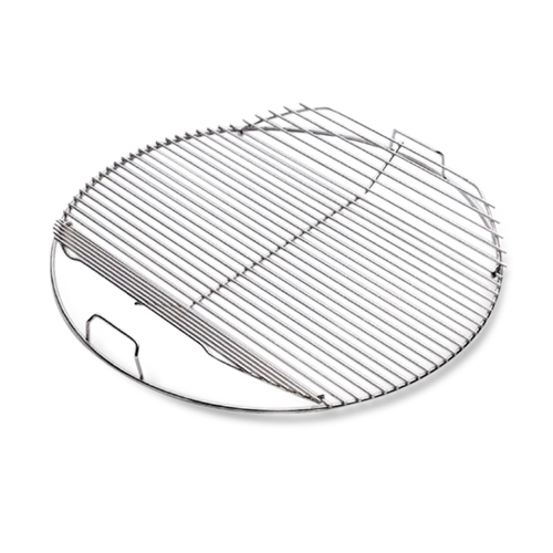 Weber rozsdamentes acél grillrács, 47 cm-es faszenes grillekhez, felhajtható oldalakkal