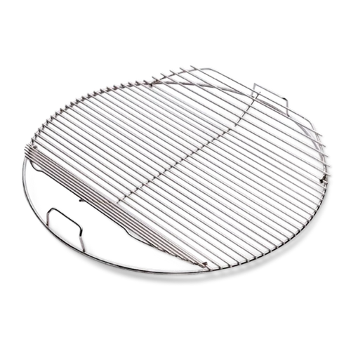 Weber rozsdamentes acél grillrács, 57 cm-es faszenes grillekhez, felhajtható oldalakkal
