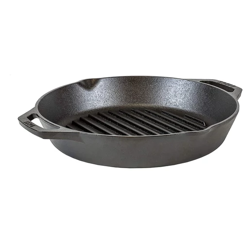Lodge öntöttvas serpenyő, 30 cm, bordázott
