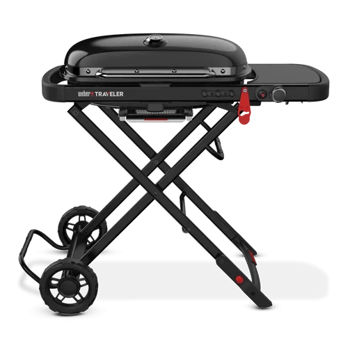 Weber Traveler hordozható gázgrill, stealth edition