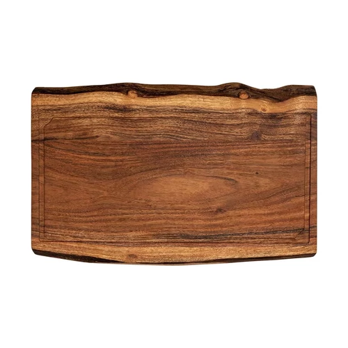 Forged egyedi vágódeszka tömör akácia fából, 55 x 35 x 3,5 cm, Large