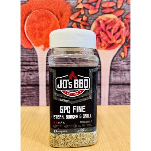 JD's BBQ SPG Fine rub szóródobozban, 300 g