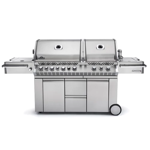 Napoleon Prestige PRO 825 RSBI gázgrill, nemesacél, infra hátsó és oldalégő