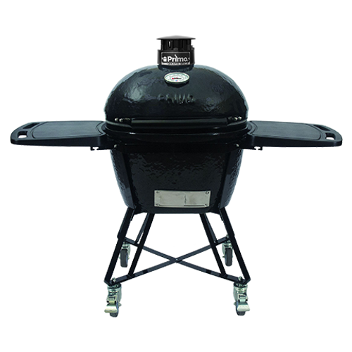 Primo Oval 300 L All in One 2021 (kerámia grillsütő + hőelzáró lap és tartórács + állvány + oldalpolcok + rácskimelő + hamuzó)