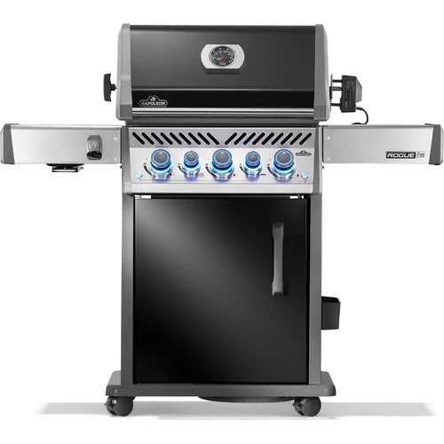 Napoleon Rogue PRO-S 425 RSIB gázgrill, infra hátsó- és oldalégő, motoros forgatónyárs