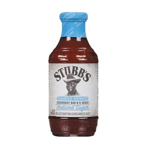 Stubb's Simply Sweet Reduced Bar-B-Q szósz, 510 g