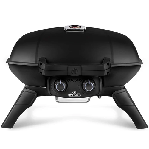 Napoleon TravelQ™ TQ285 hordozható gázgrill, lábakkal, fekete