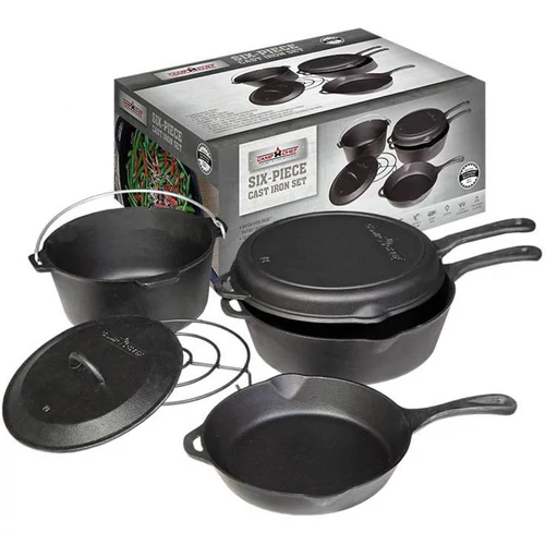 Camp Chef 6 db-os öntöttvas készlet