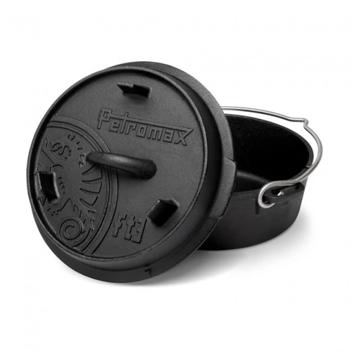 Petromax Dutch Oven 1,6 liter, lapos fenékkel 8,6" 25,5 cm.