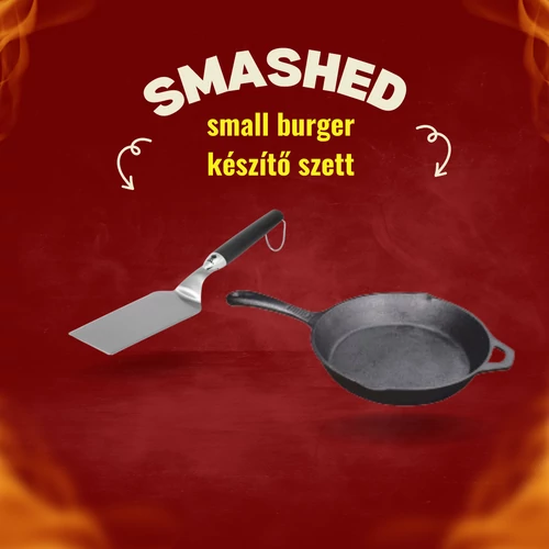 Small smashed burger készítő szett