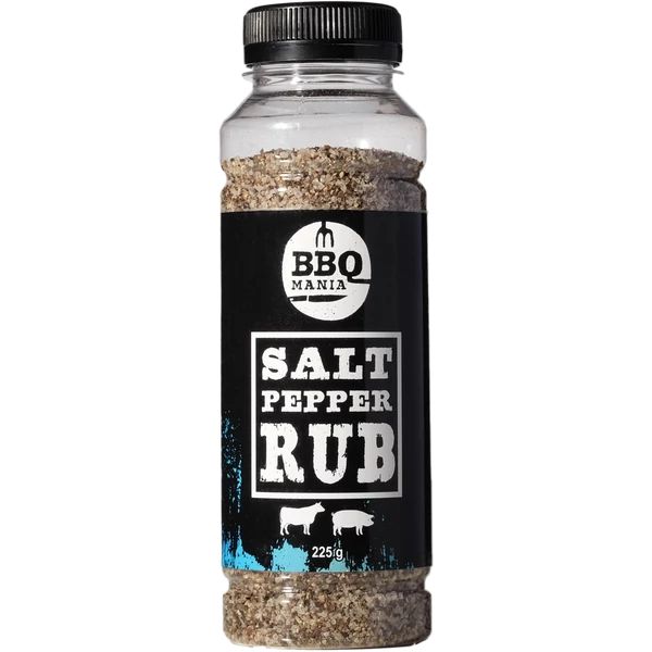 BBQ Mania - Salt Pepper Rub, 225 g