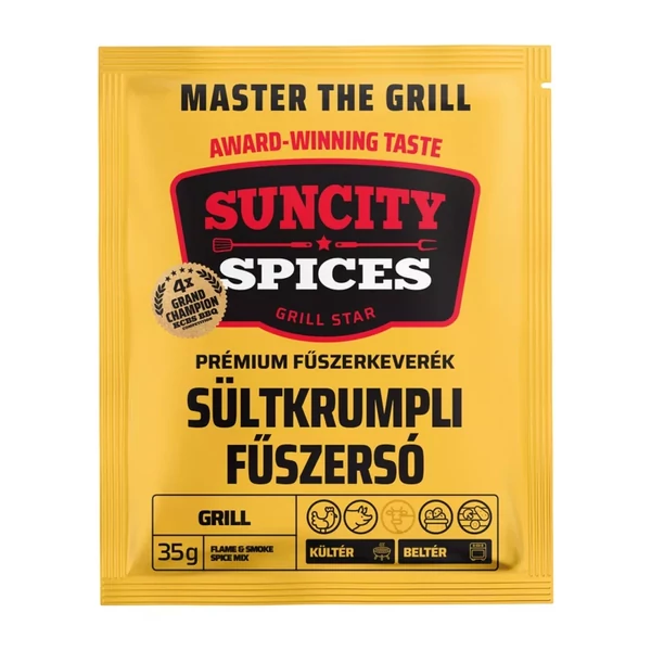 SunCity BBQ  Sültkrumpli grill fűszersó tasakban, 35 g