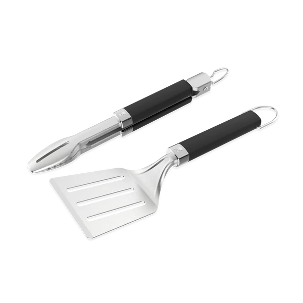 Weber hordozható eszközkészlet, csipesz és spatula
